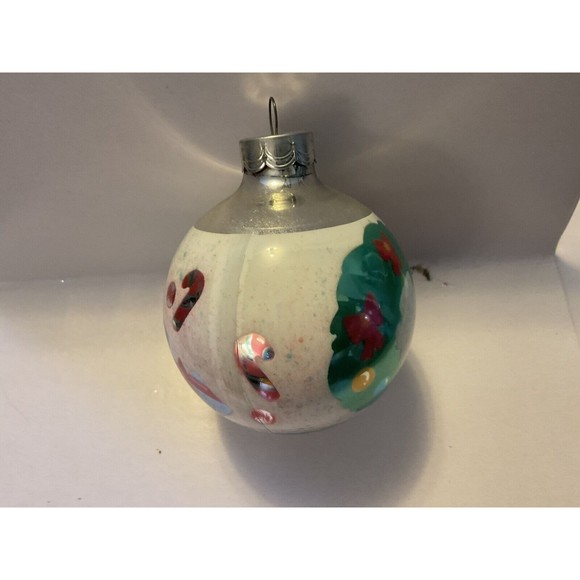 1992 Hallmark Keepsake Grandparents Glass Christmas Ornament - Picture 2 of 4